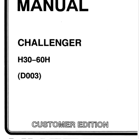 Hyster D003 Parts Manual